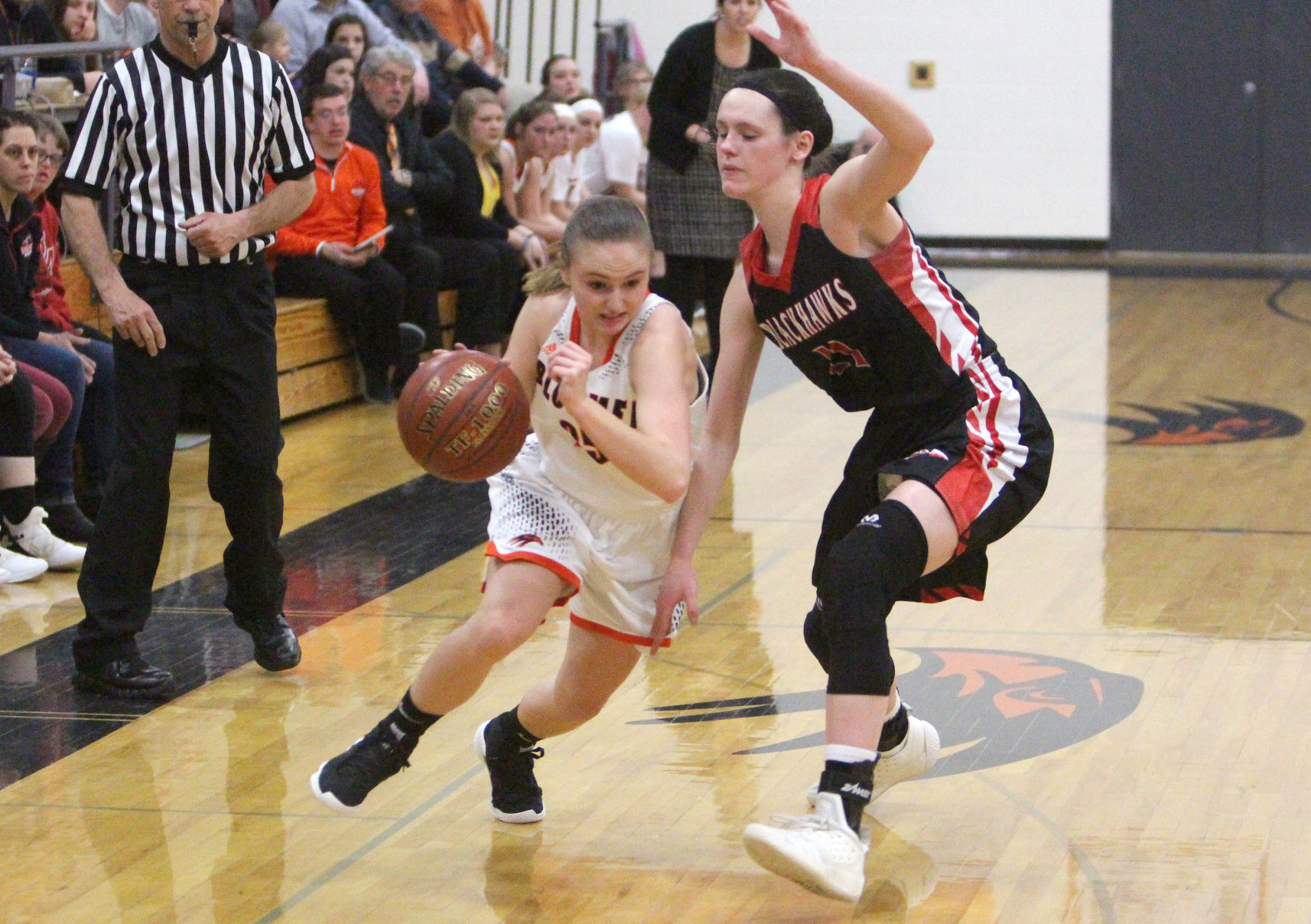 Baldwin-Woodville at Bloomer girls basketball 2-22-19
